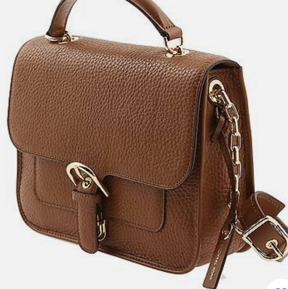 NEW Michael Kors Tan Leather School Satchel Purse